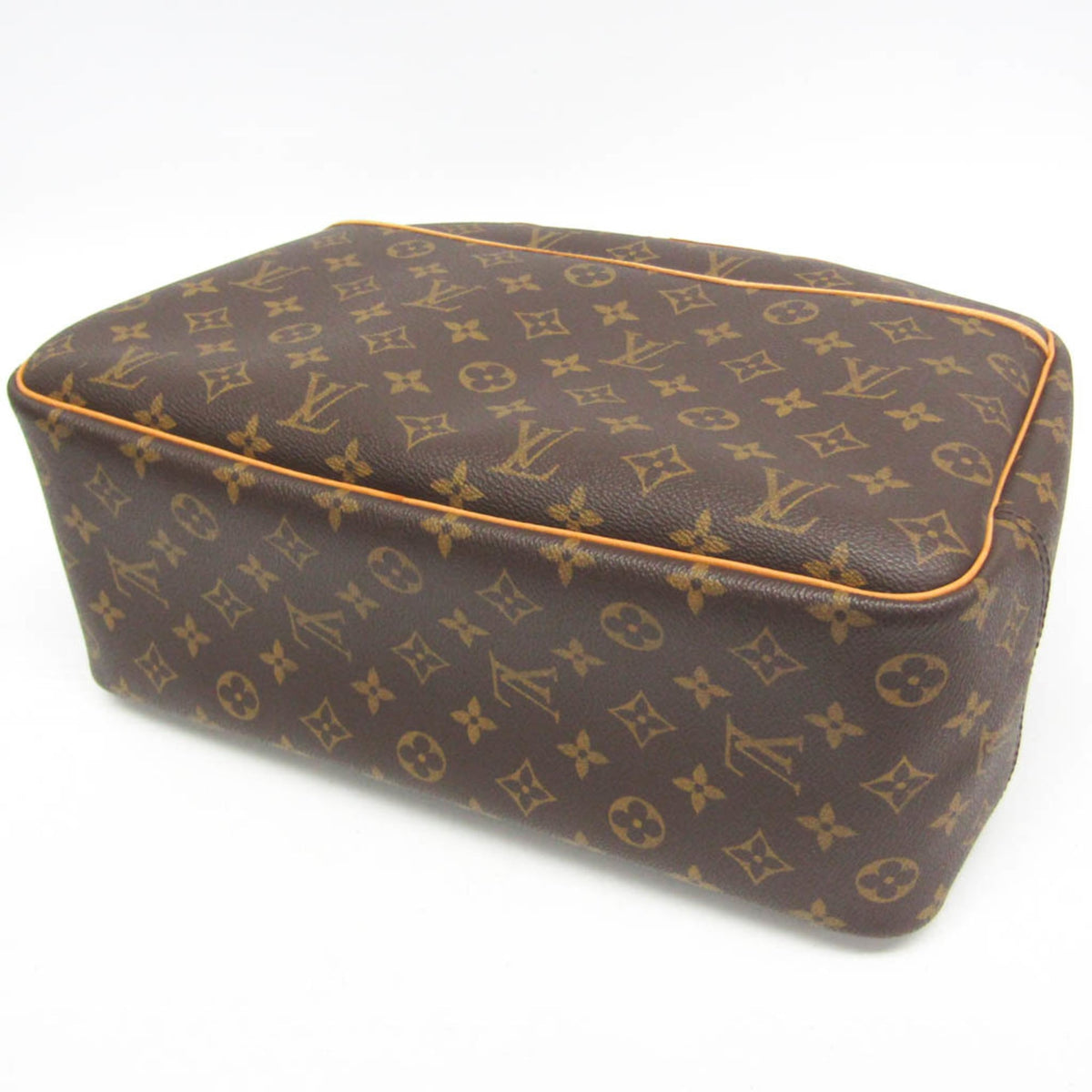 Louis Vuitton Deauville Monogram, Brown, Canvas, Handbag