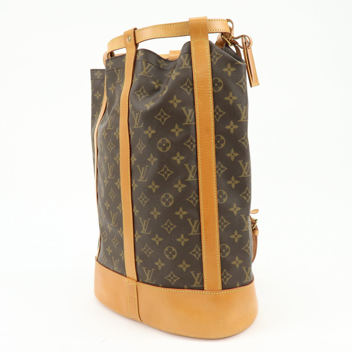 Louis Vuitton Randonnee Monogram Canvas, Brown, Canvas, Backpack