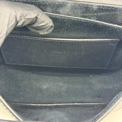 Saint Laurent Kaia Leather, Black, Leather, Shoulder Bag