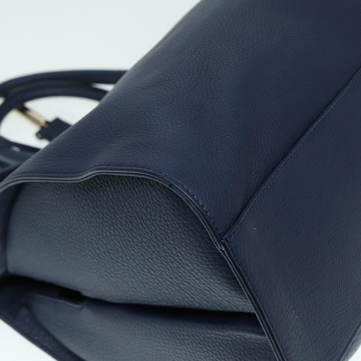 Balenciaga Tube, Navy, Leather, handbag