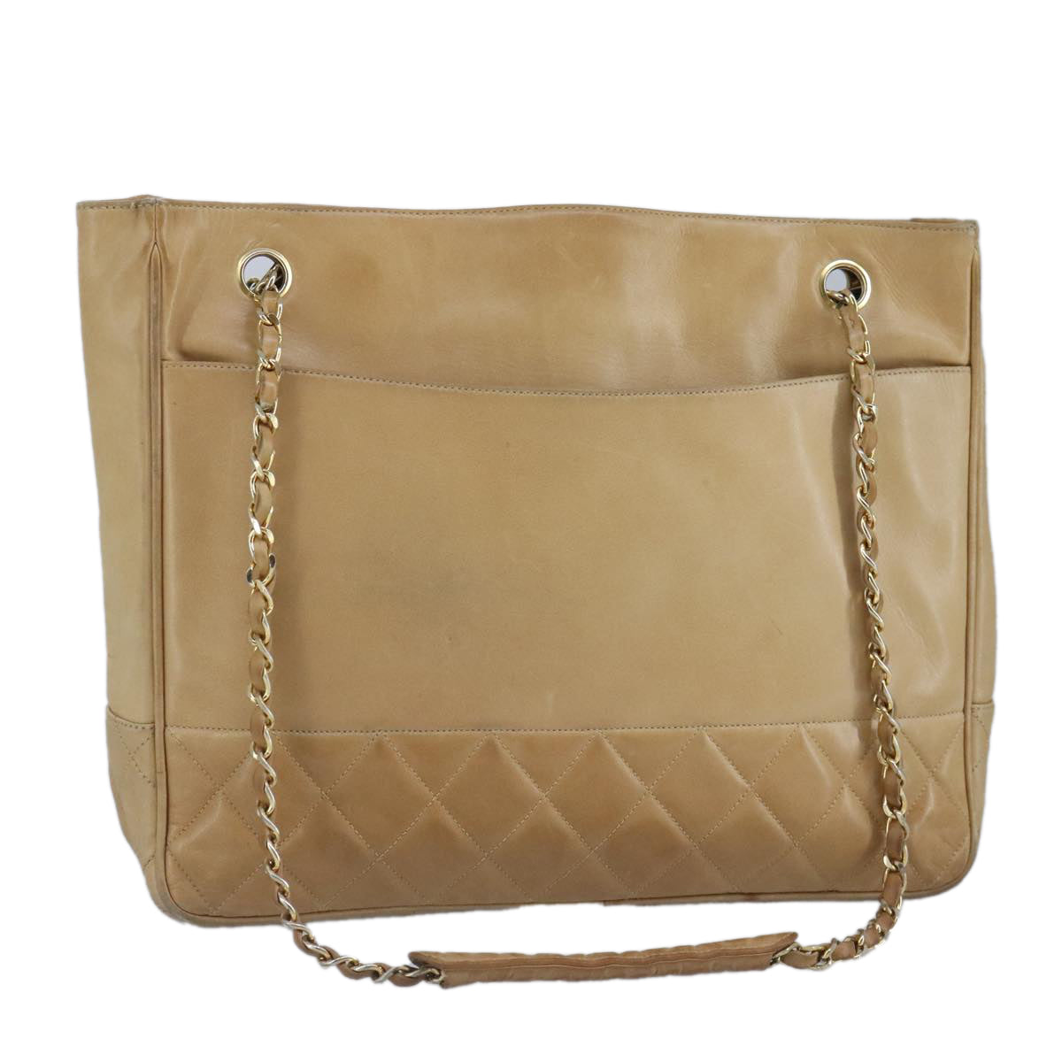 Chanel -, Brown, Leather, shoulder