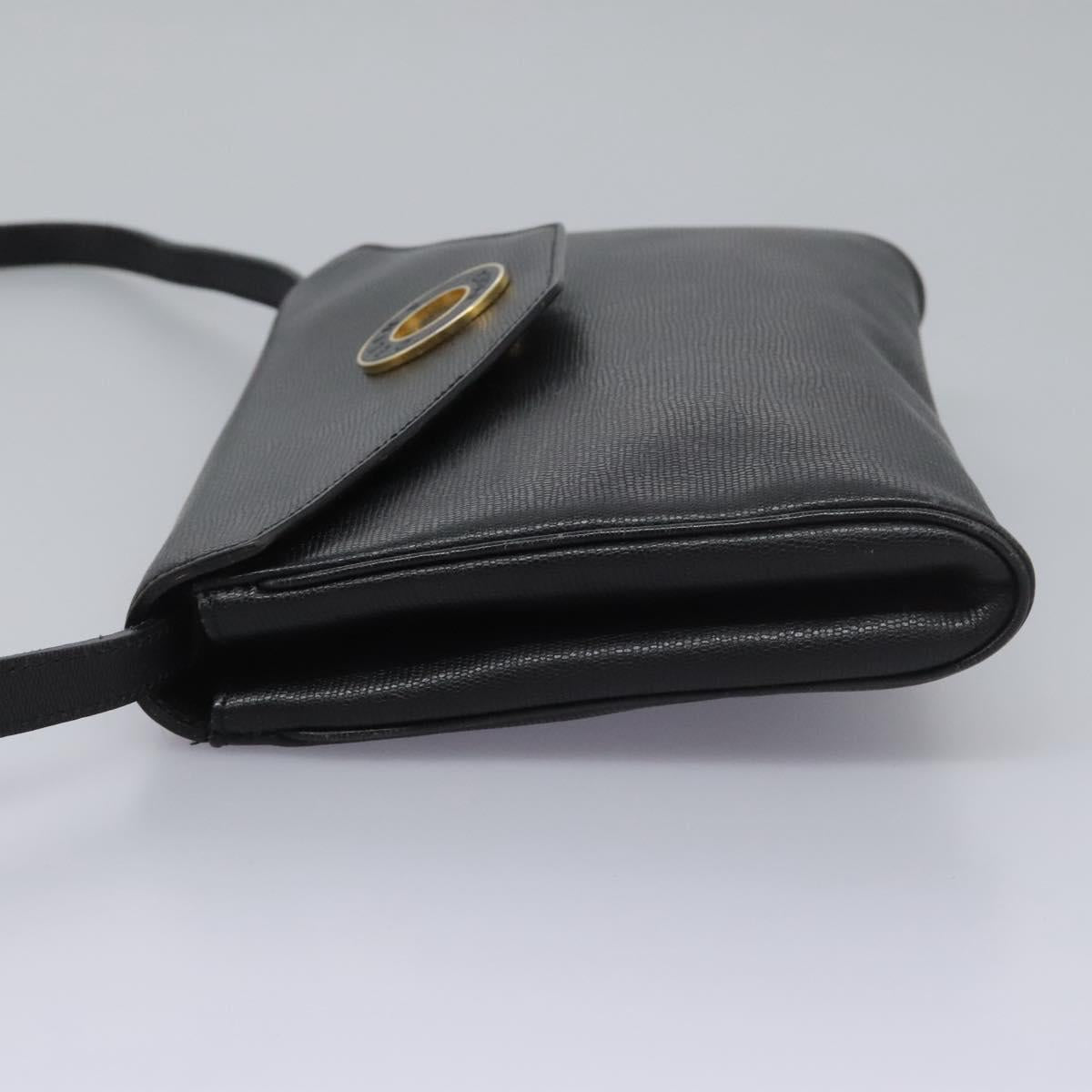 Céline Logo du cercle, Black, Leather, shoulder