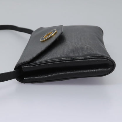 Céline Logo du cercle, Black, Leather, shoulder