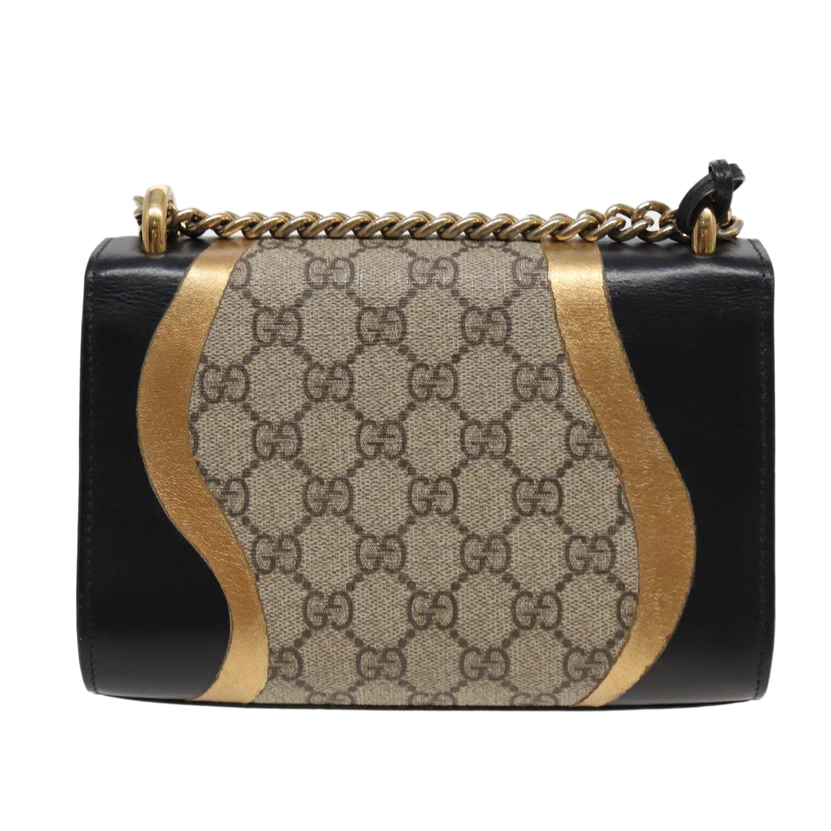 Gucci Padlock, Beige, Leather, shoulder