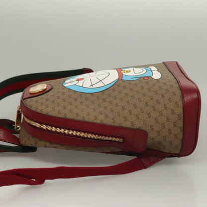 Gucci Doraemon, Beige, Canvas, backpack