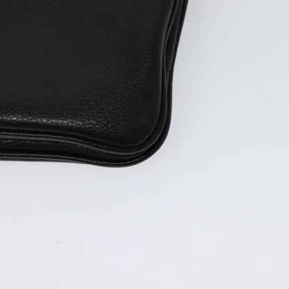 Prada Double, Black, Leather, shoulder