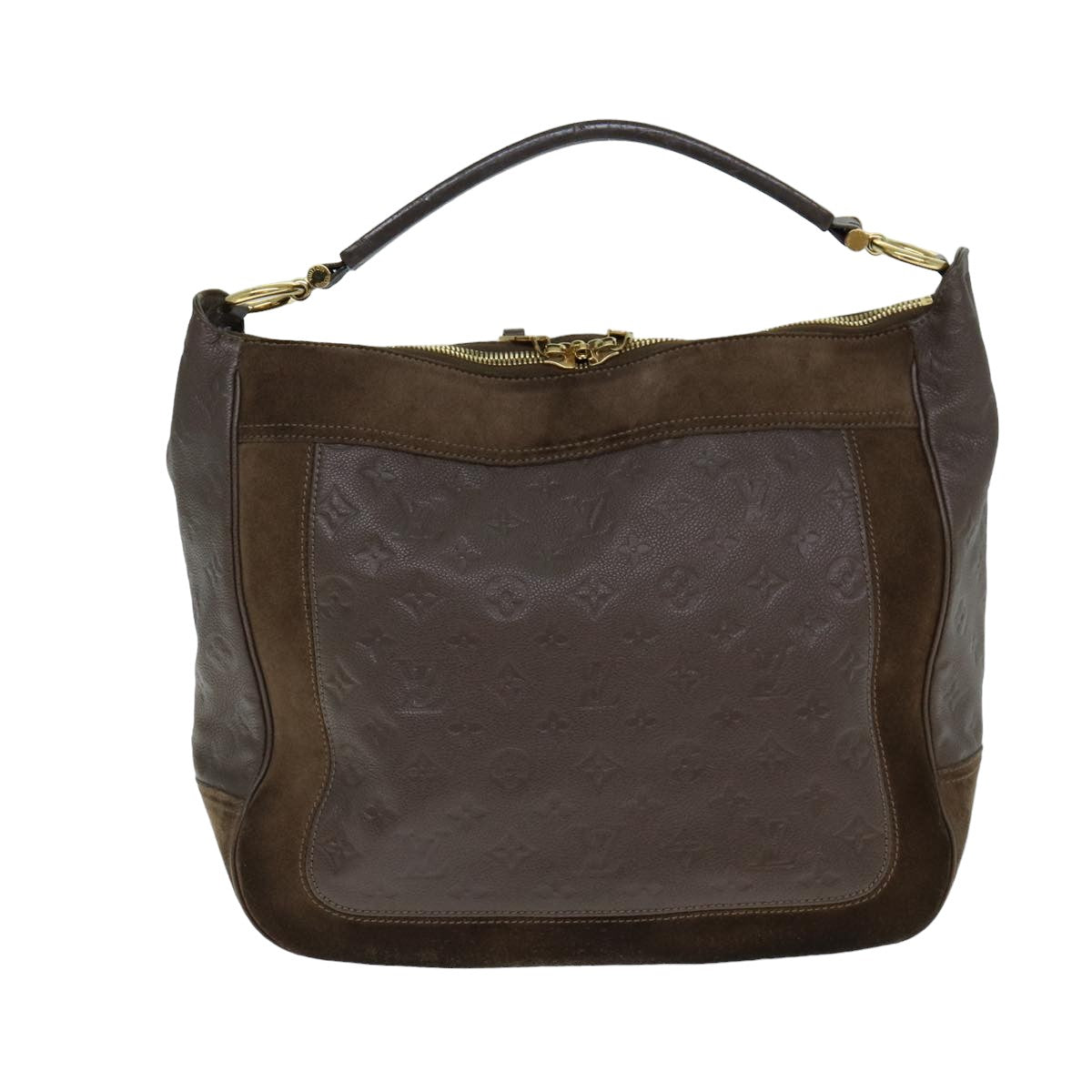 Louis Vuitton Audacieuse, Brown, Leather, handbag