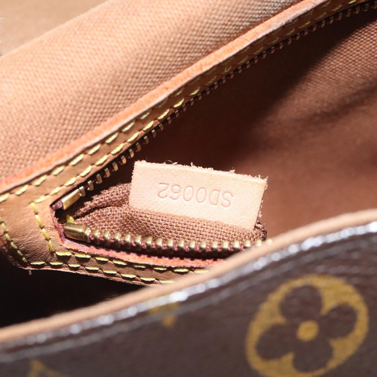 Louis Vuitton Mini looping, Brown, Canvas, shoulder