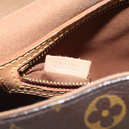 Louis Vuitton Mini looping, Brown, Canvas, shoulder
