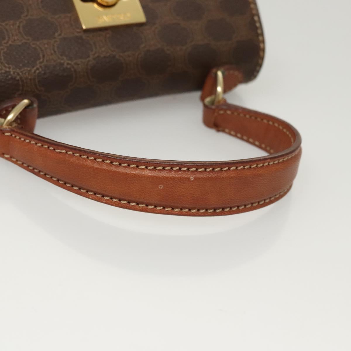 Céline Macadam, Brown, Canvas, handbag