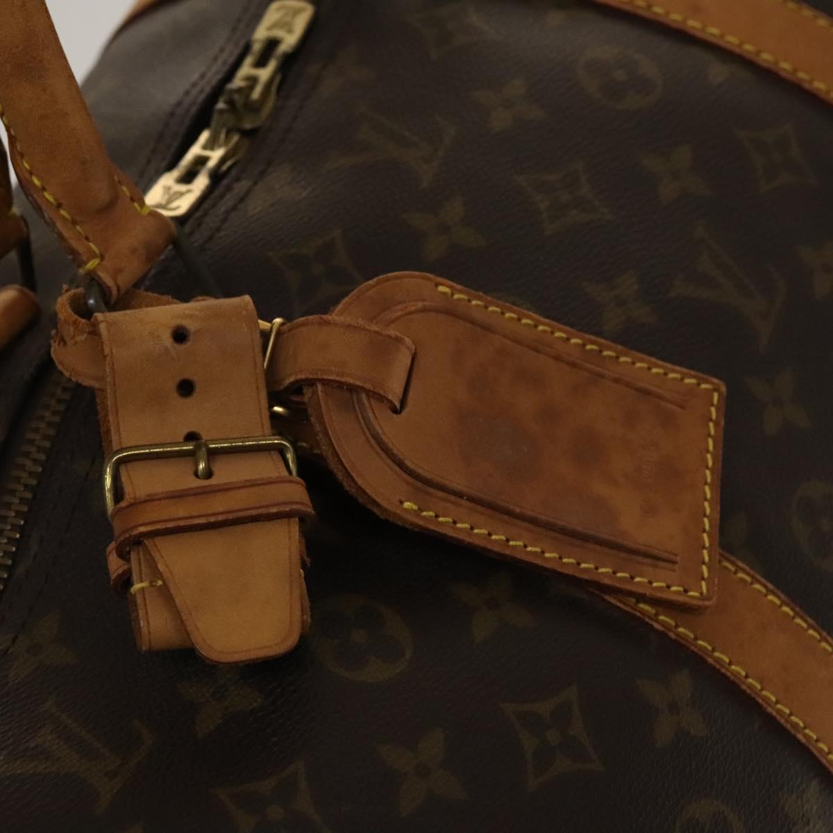 Louis Vuitton Keepall 60, Brown, Canvas, travel