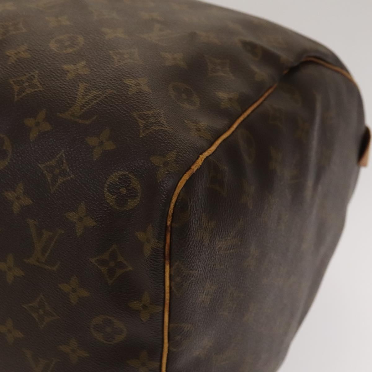 Louis Vuitton Keepall 60, Brown, Canvas, travel