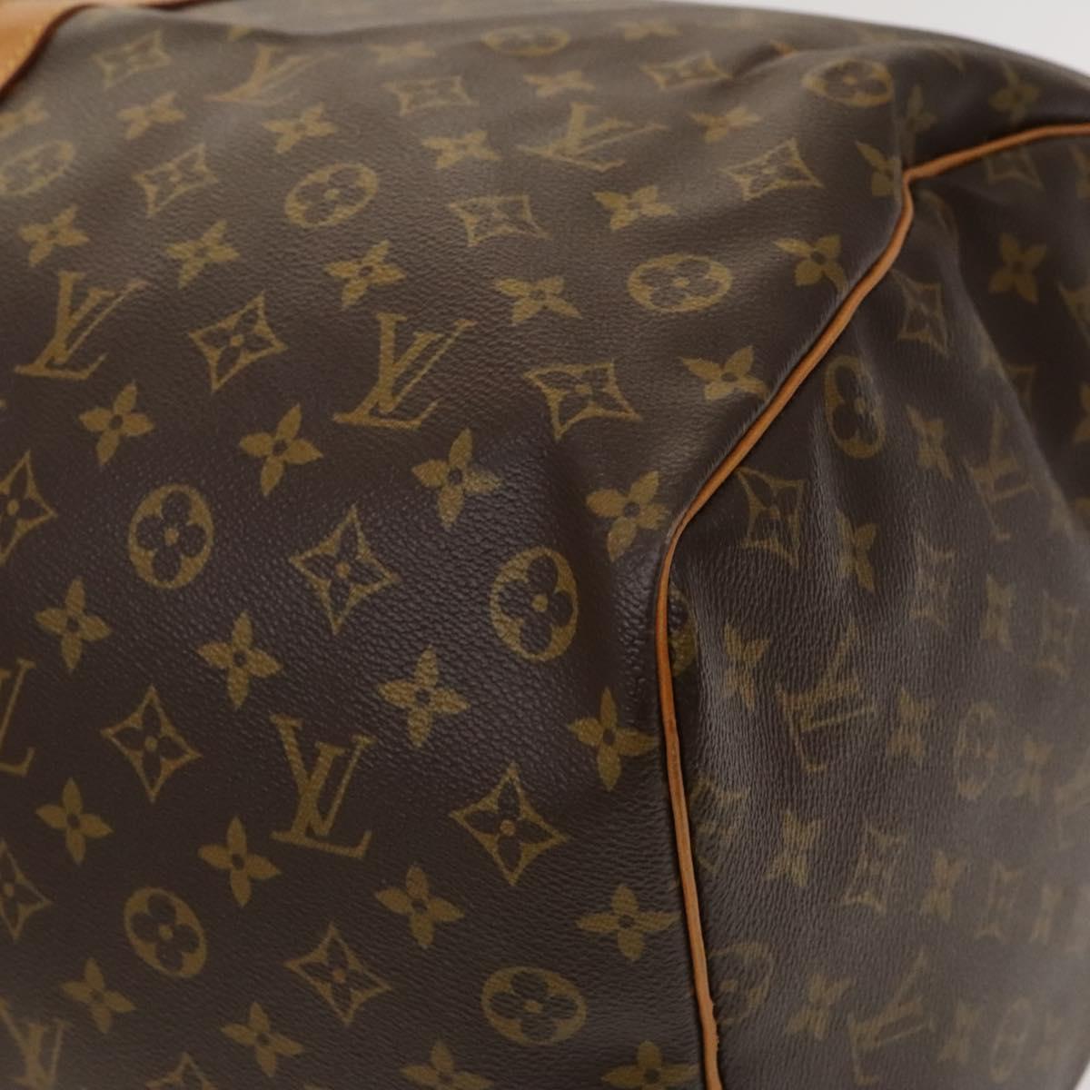 Louis Vuitton Keepall 60, Black, Canvas, travel