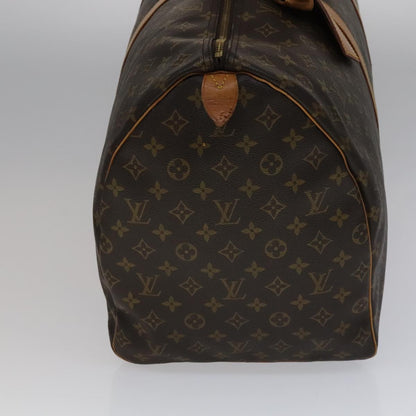 Louis Vuitton Keepall 60, Brown, Canvas, travel
