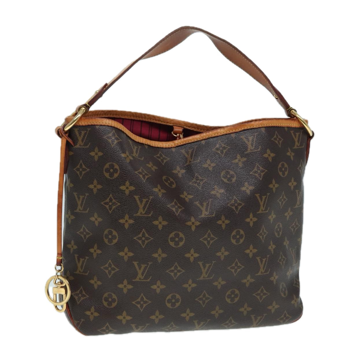 Louis Vuitton Delightfull PM, Brown, Canvas, shoulder