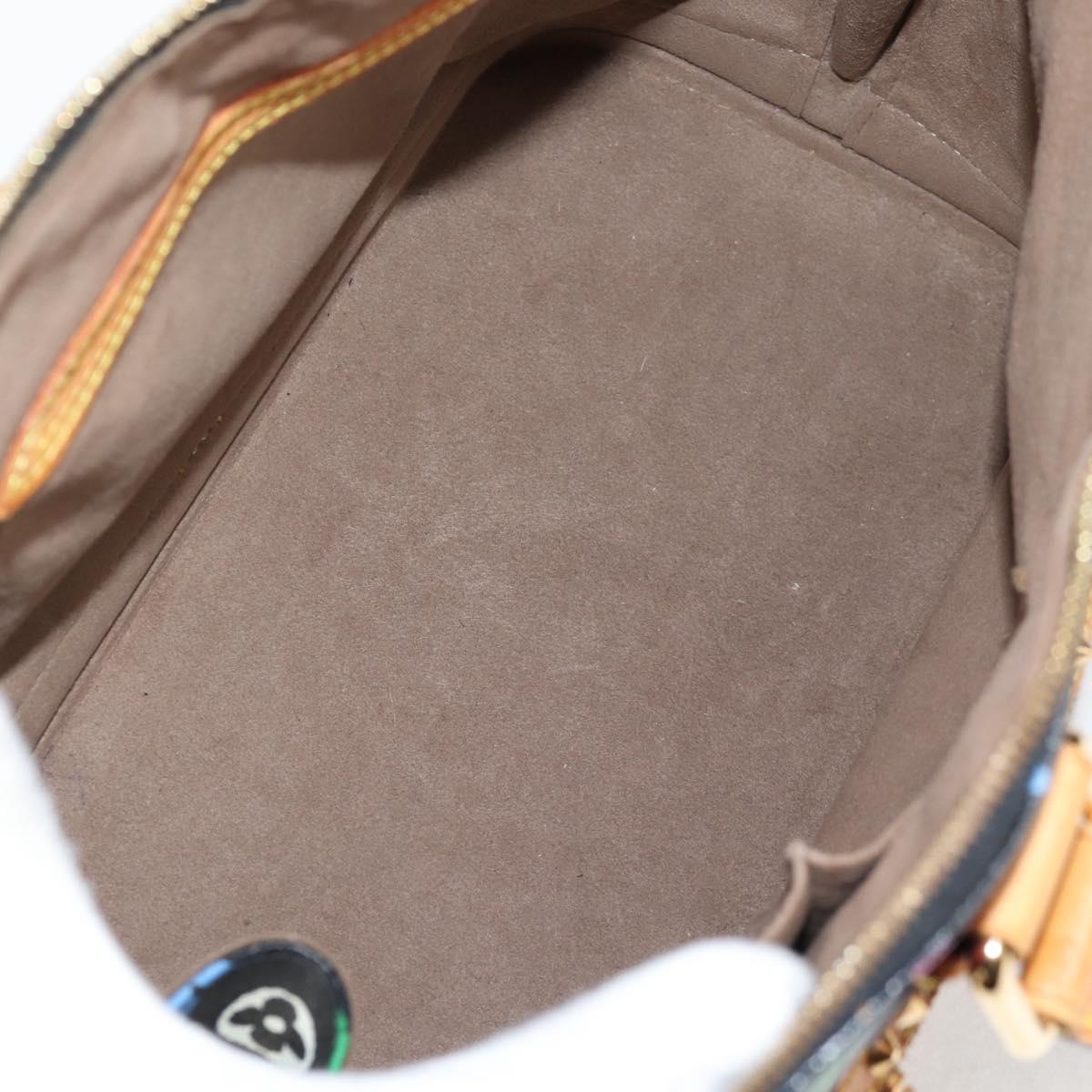 Louis Vuitton Alma, Black, Canvas, handbag