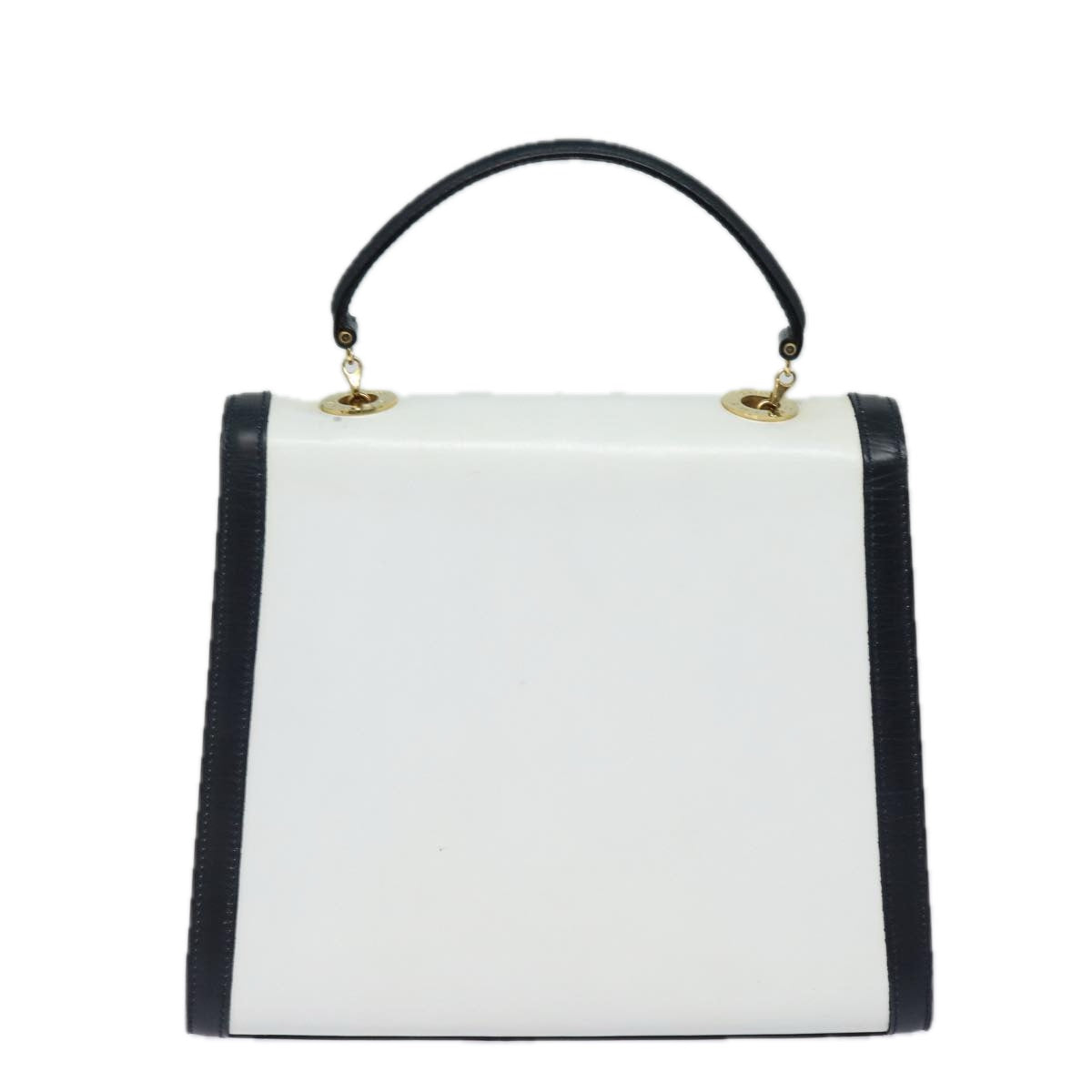 Celine Handbag Leather, WHITE, LEATHER, Handbag