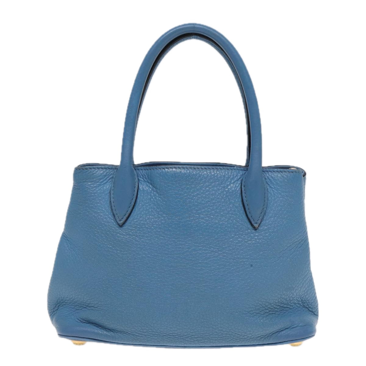 Prada Saffiano, Blue, Leather, handbag