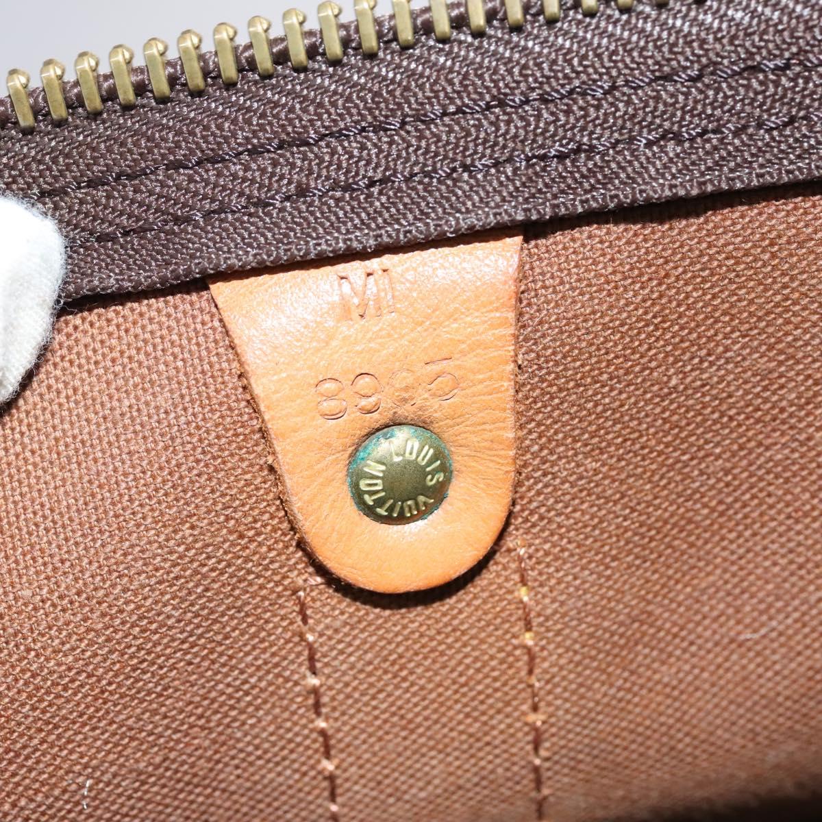 Louis Vuitton Keepall 55, Brown, Canvas, travel