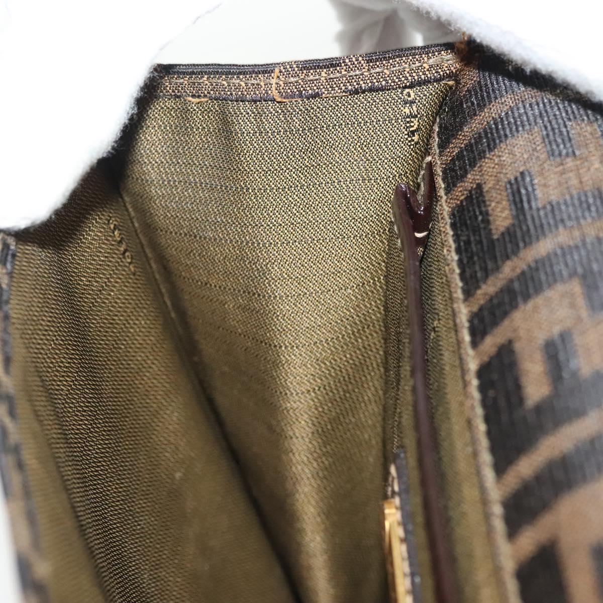 Fendi Zucca, "BEIGE, BROWN", Canvas, shoulder