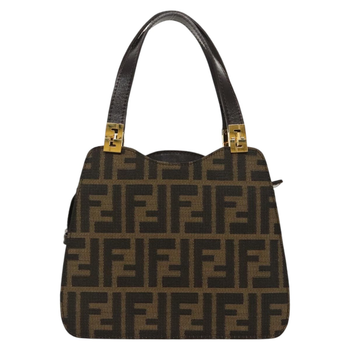 Fendi, Brown, Canvas, handbag