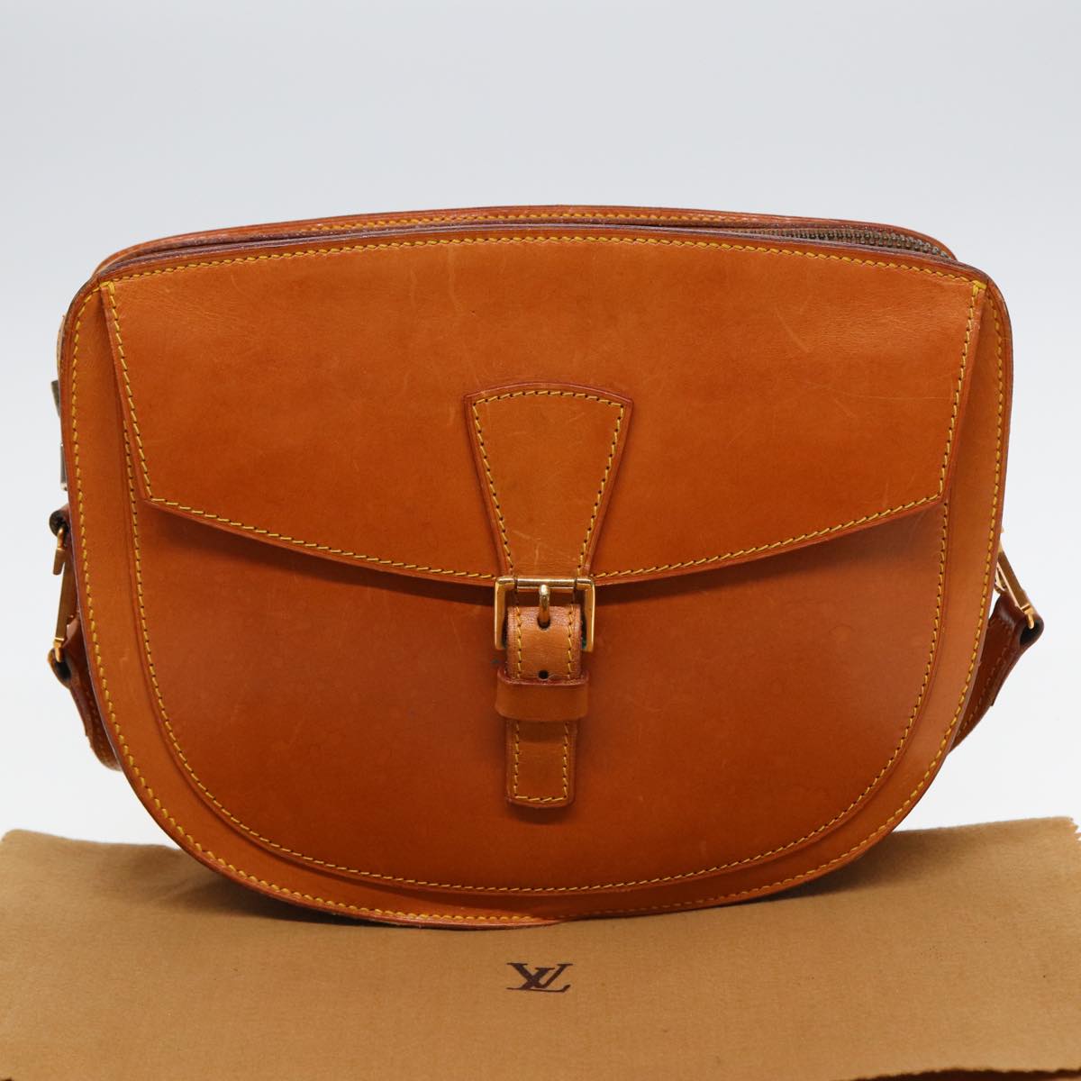 Louis Vuitton Jeune fille, Brown, Leather, shoulder