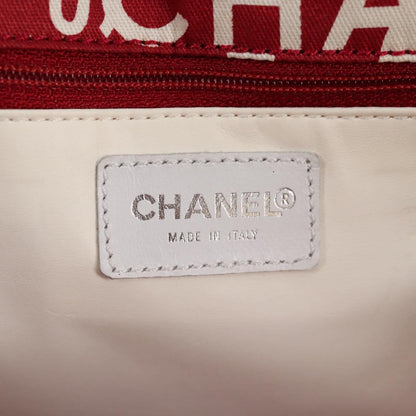 Chanel By sea, Red, Canvas, tote