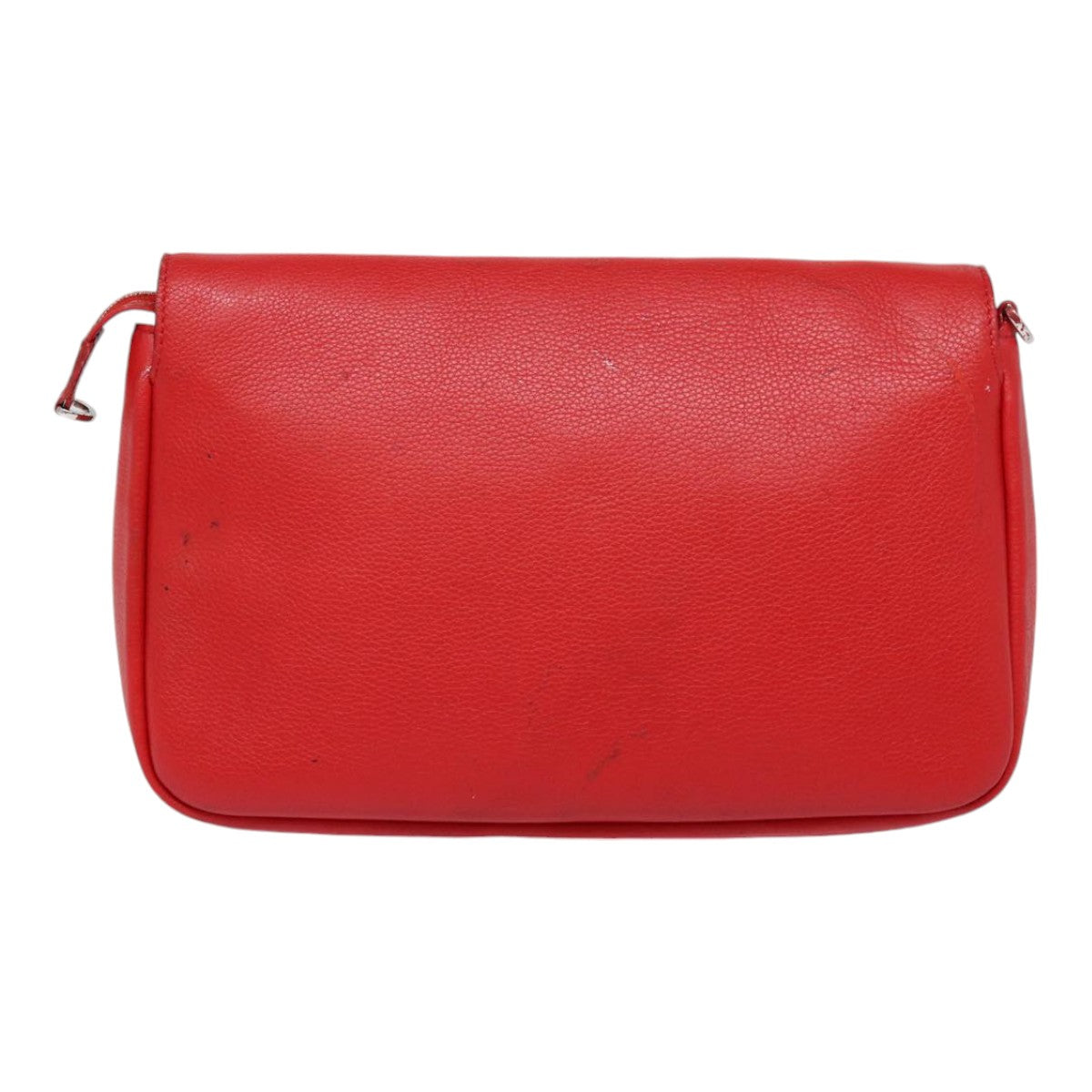 Louis Vuitton Parnassea, Red, Leather, clutch