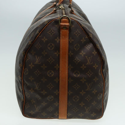 Louis Vuitton Keepall 60, Brown, Canvas, travel