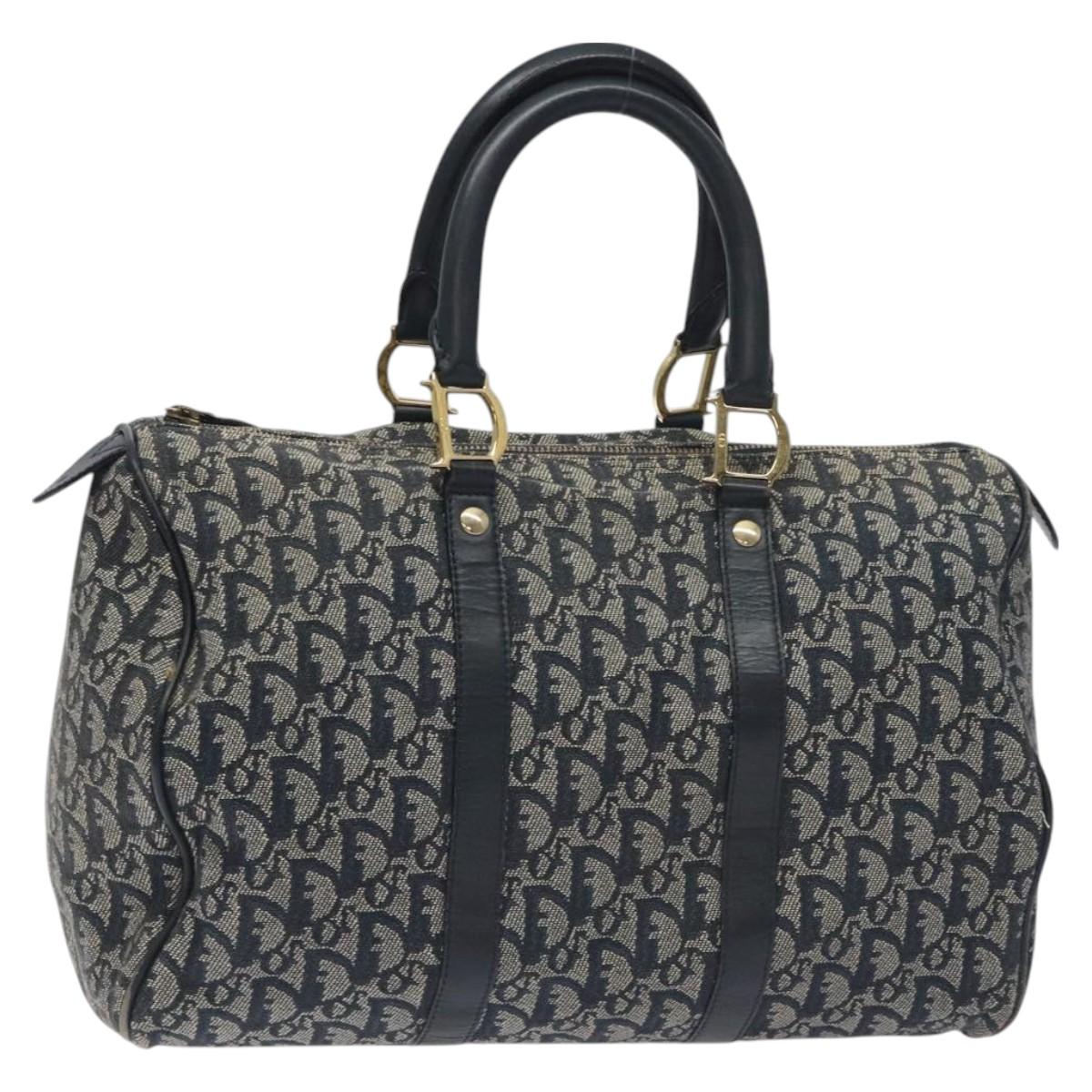 Dior Trotter, Navy, Canvas, travel