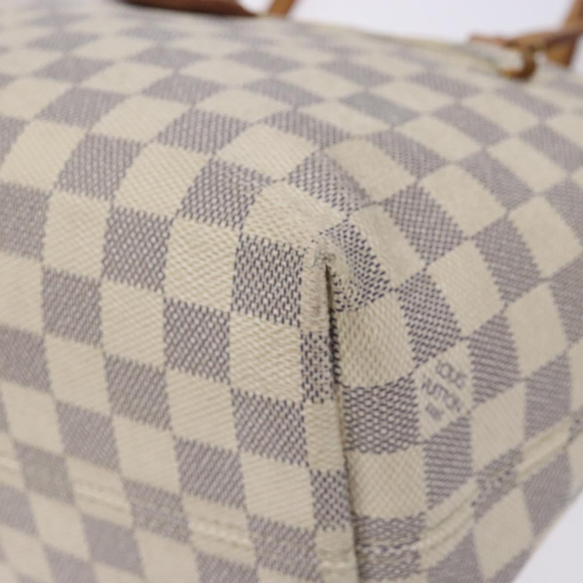 Louis Vuitton Lena PM, White, Canvas, shoulder