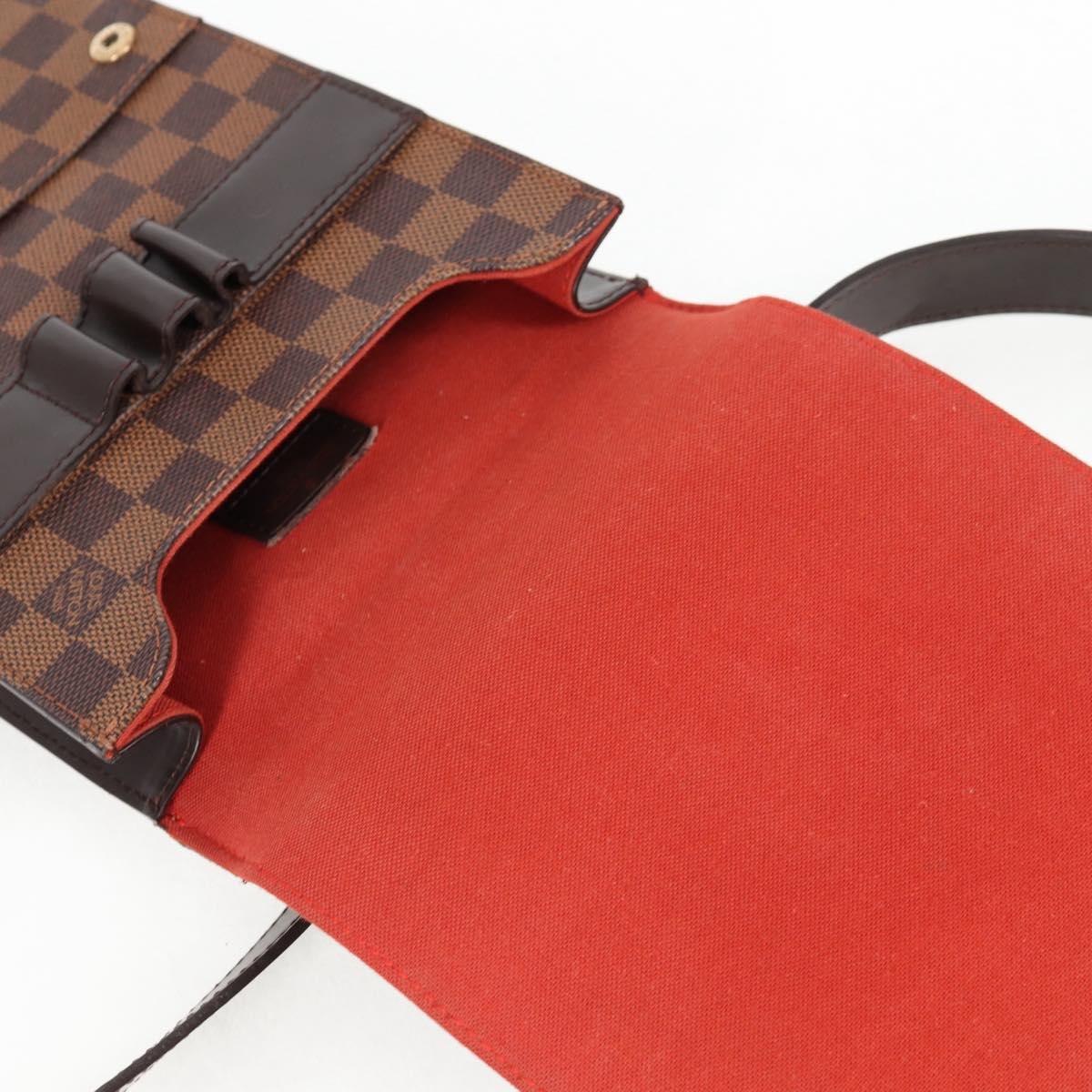 Louis Vuitton Portobello, Brown, Canvas, shoulder