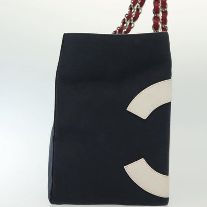 Chanel Numero 5, Navy, Canvas, tote
