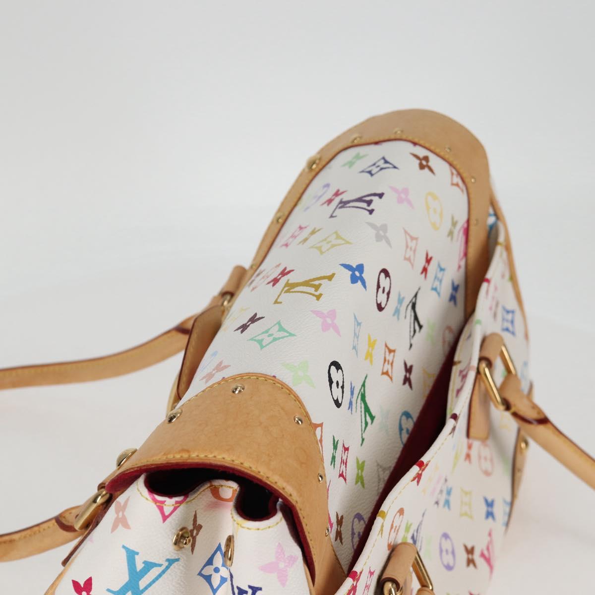 Louis Vuitton Beverly, White, Canvas, handbag