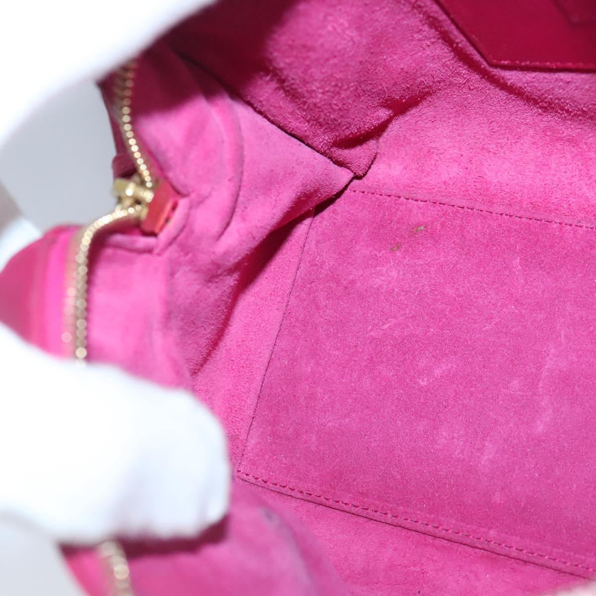 Saint Laurent Duffle, Pink, Leather, handbag