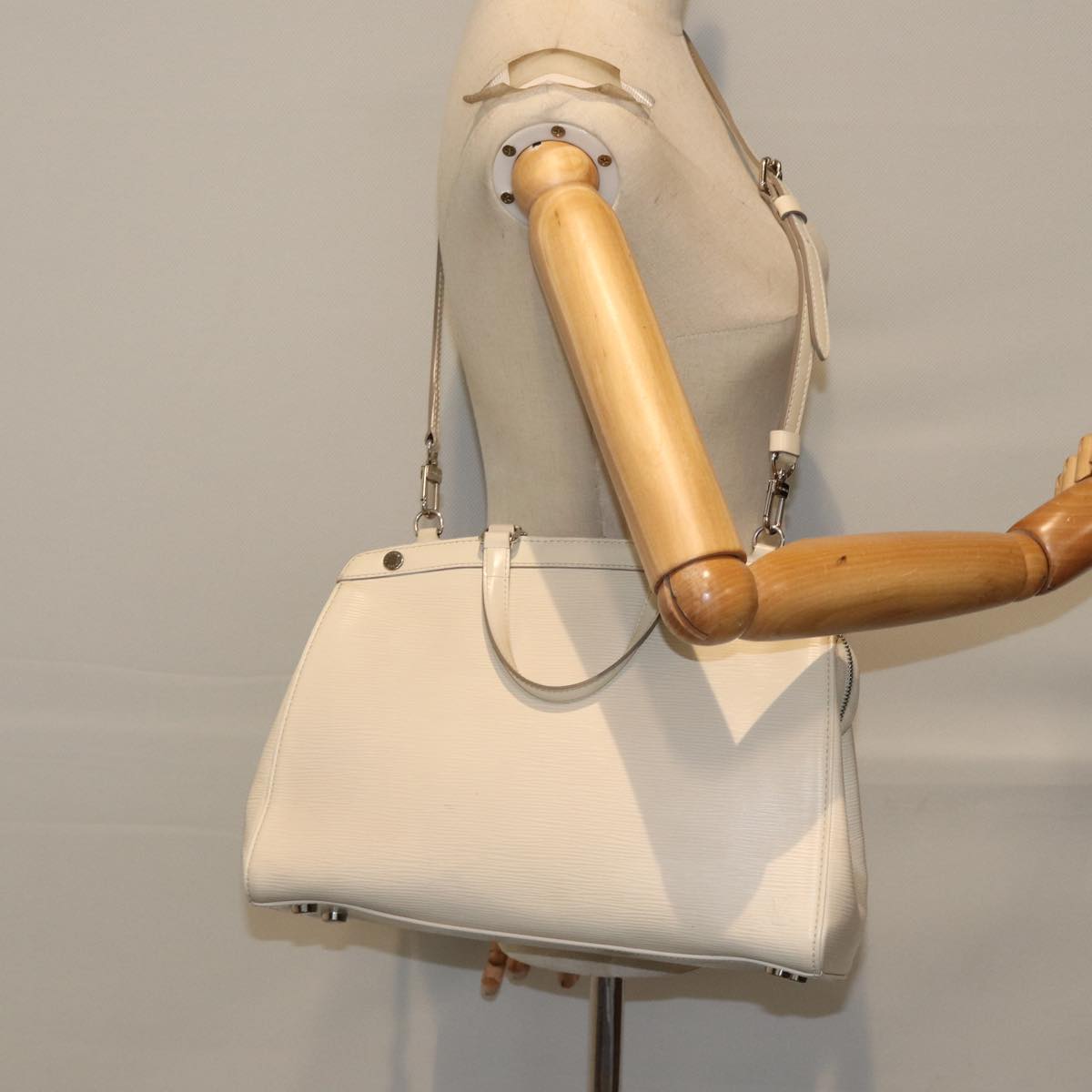 Louis Vuitton Blair, White, Leather, handbag