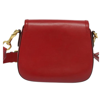 Gucci Lady Web, Red, Leather, shoulder