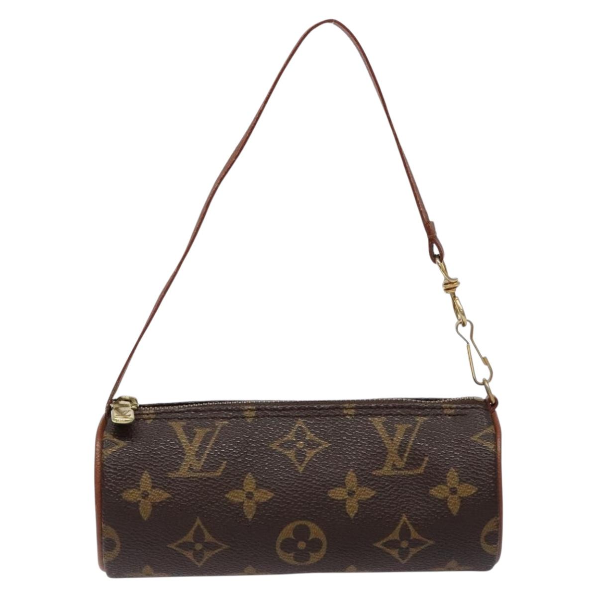 Louis Vuitton Papillon Pochette Monogram Canvas, BROWN, CANVAS, Handbag