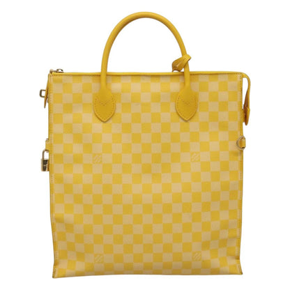 Louis Vuitton, Yellow, Canvas, handbag