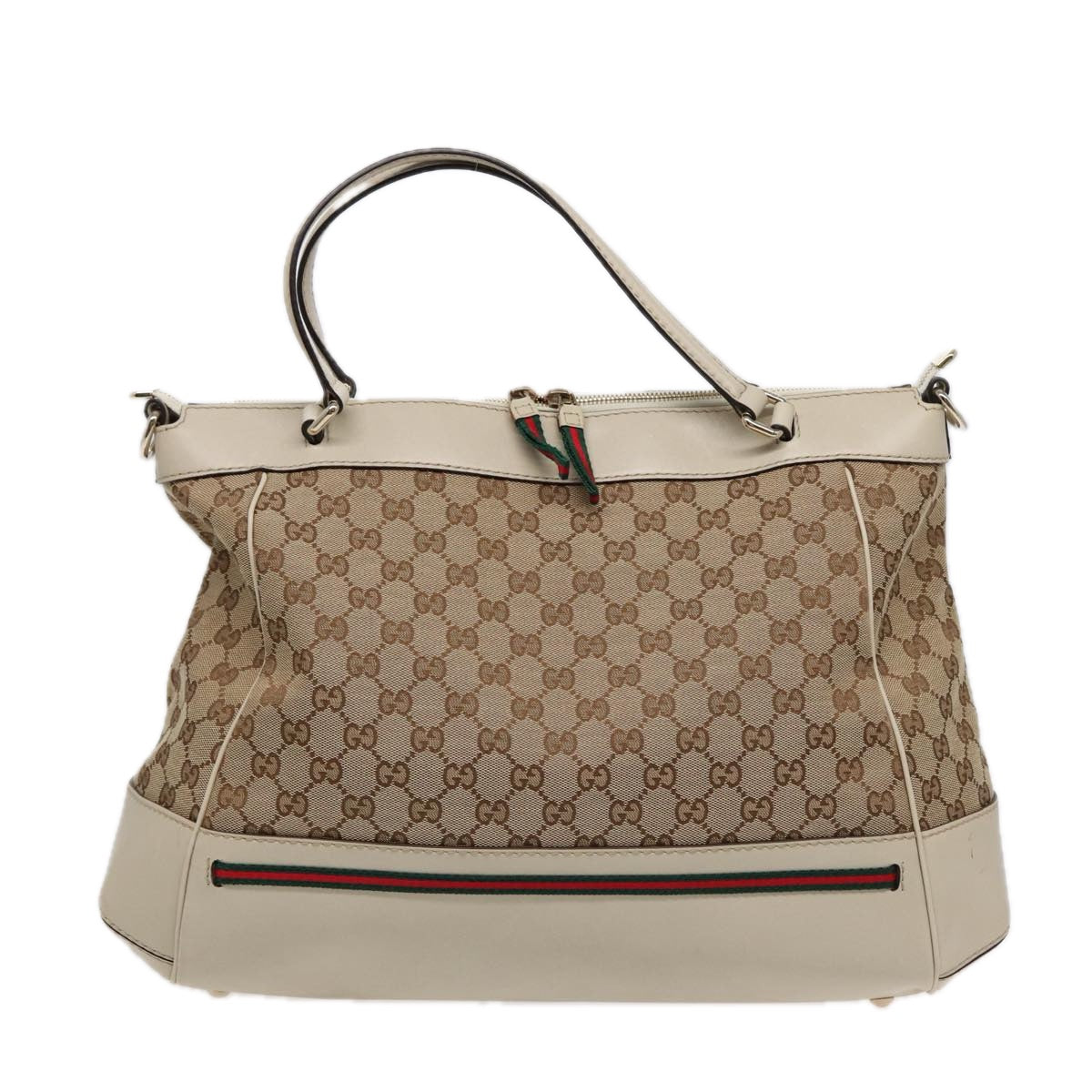 Gucci Sherry, Beige, Canvas, tote