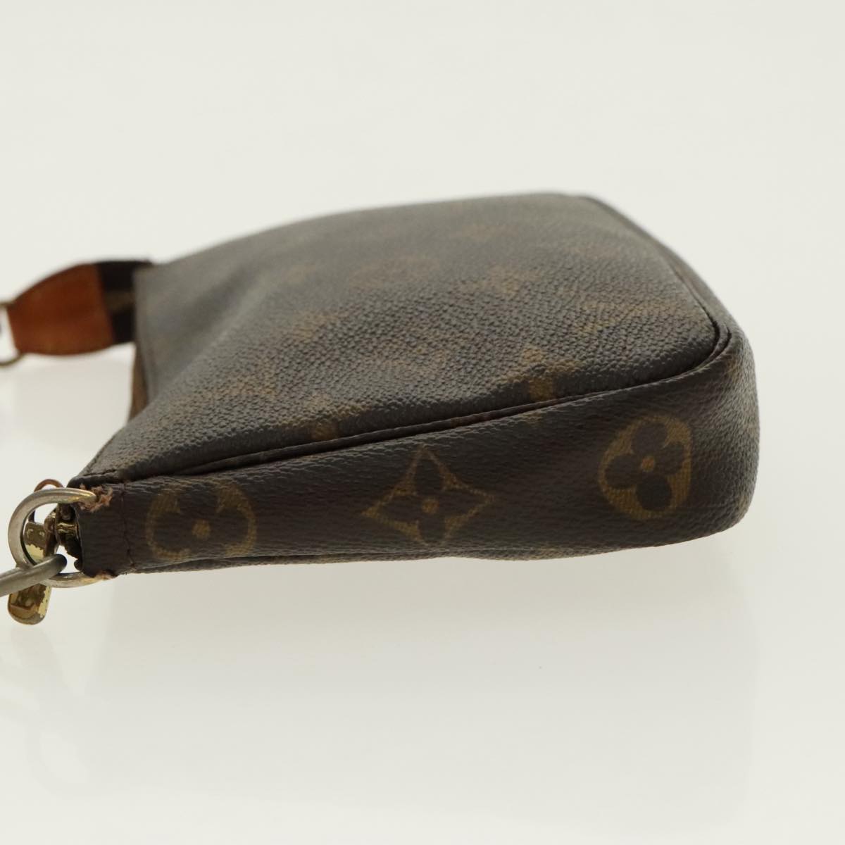 Louis Vuitton Pochette Accessoire, Brown, Canvas, clutch