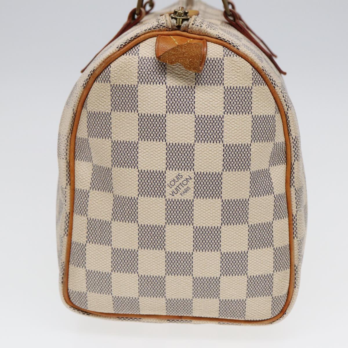 Louis Vuitton Speedy 25, White, Canvas, handbag