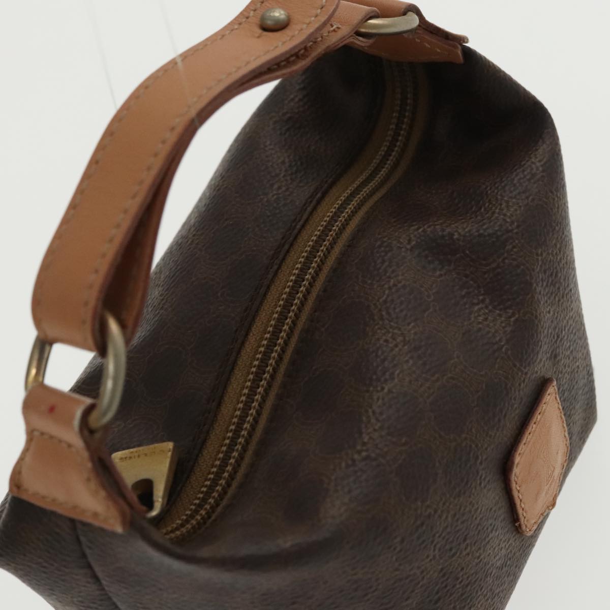 Céline Vanity, Brown, Canvas, handbag