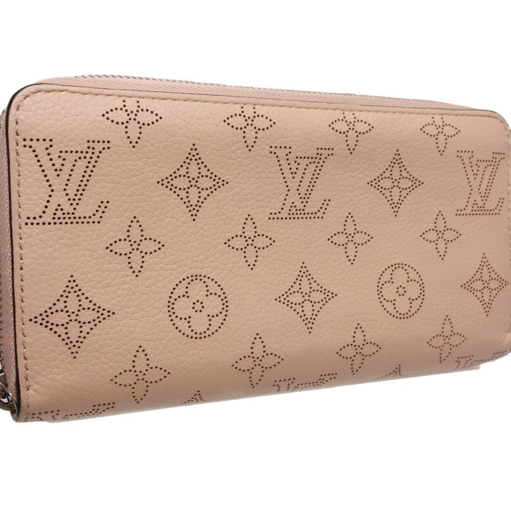 Louis Vuitton Zippy, Pink, Leather, wallet