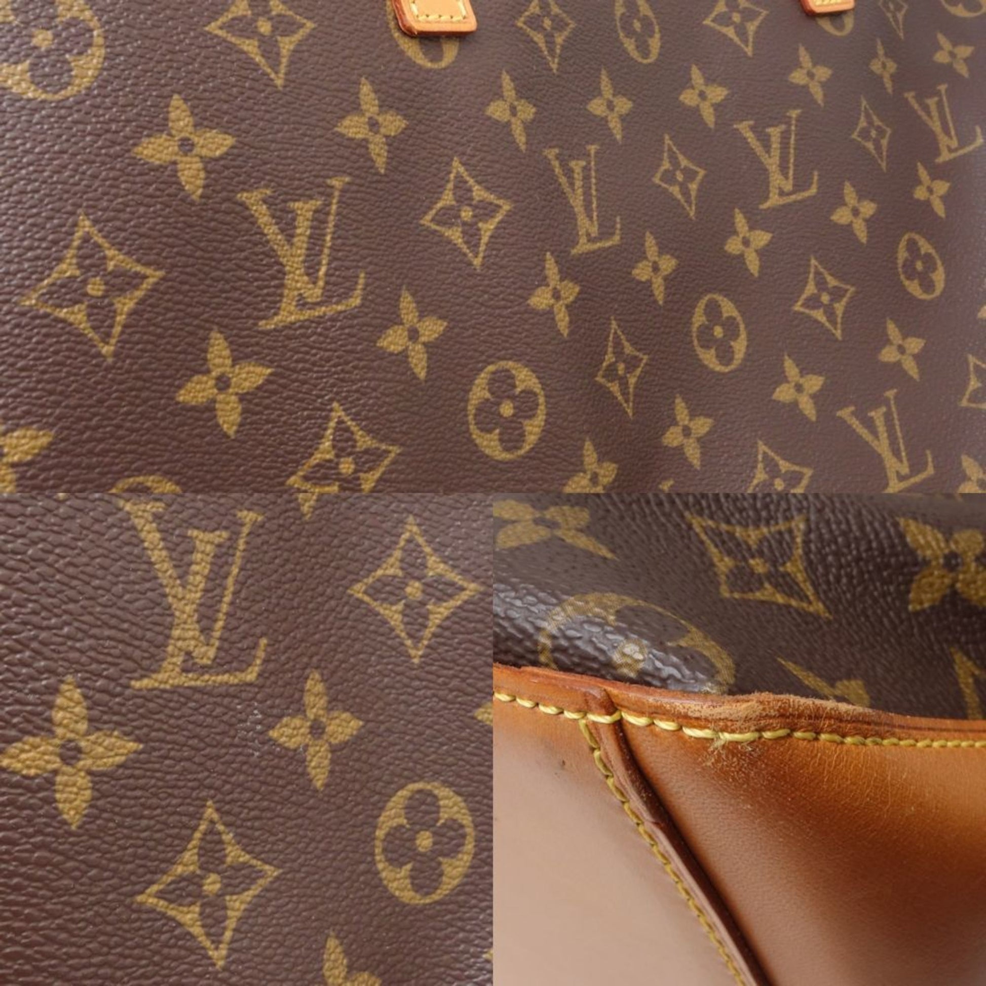 Louis Vuitton Mezzo, Brown, Canvas, tote