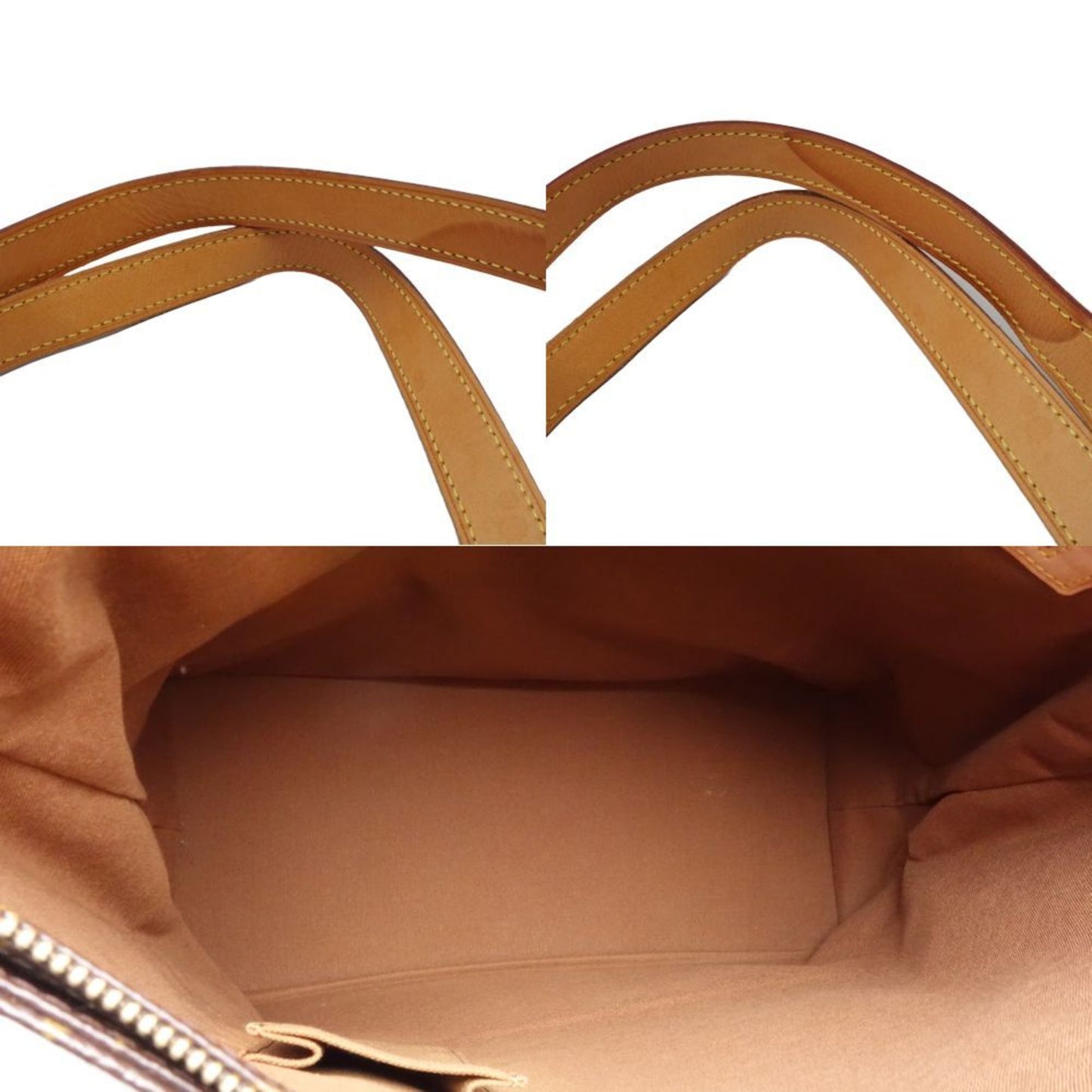 Louis Vuitton Mezzo, Brown, Canvas, tote