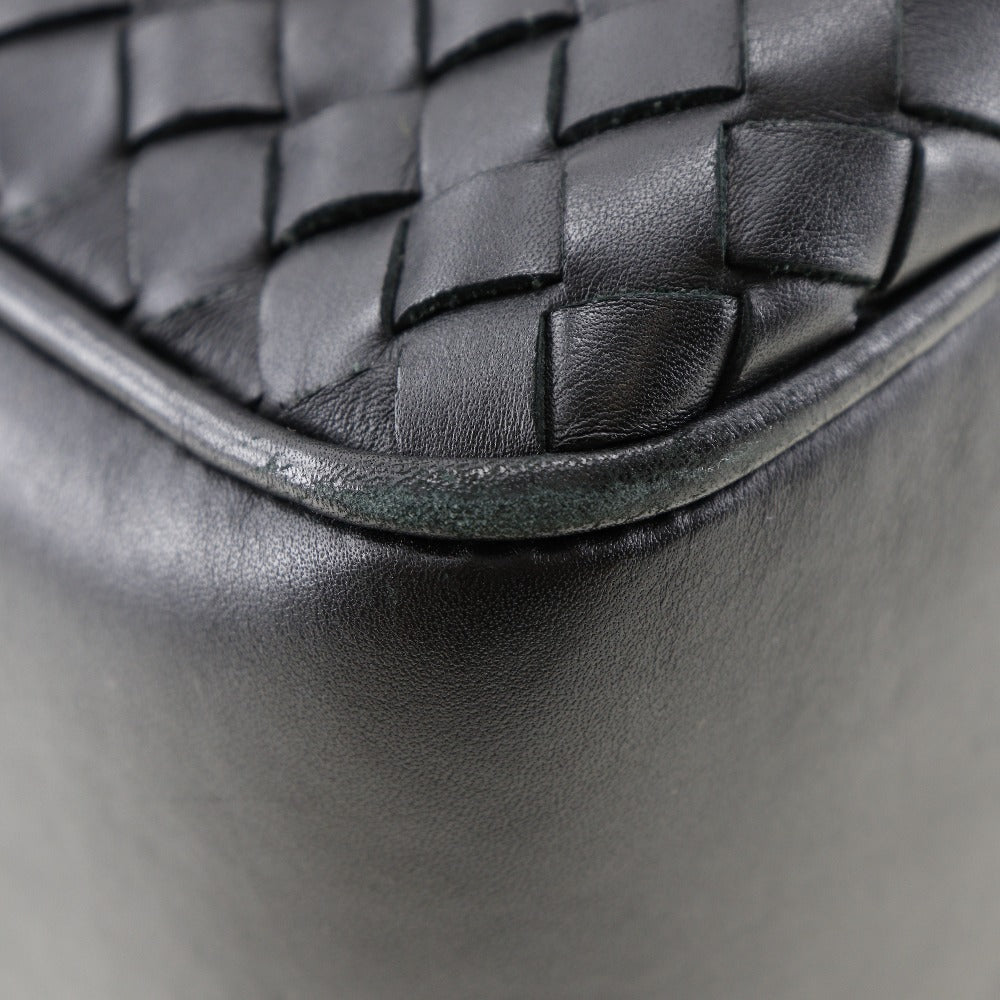 Bottega Veneta Intrecciato, Black, Leather, travel