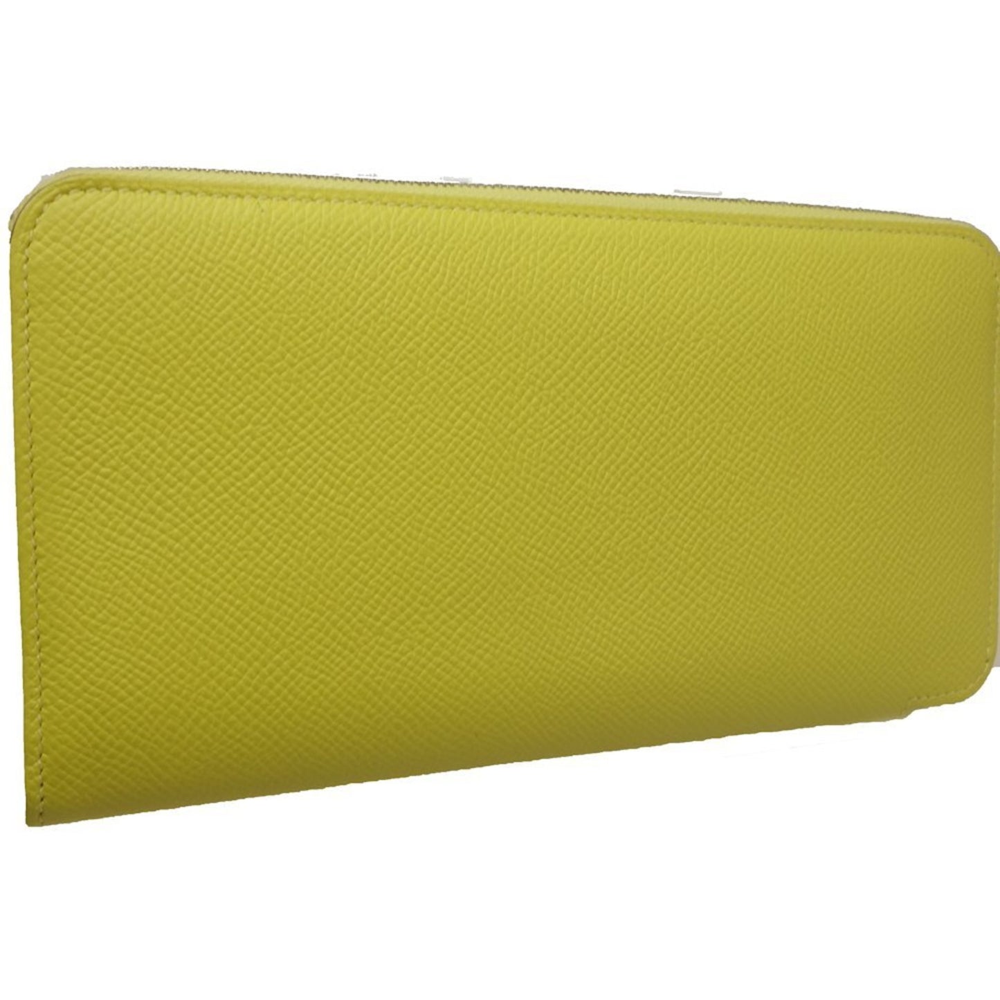 Hermès Silk'In, Yellow, Leather, wallet