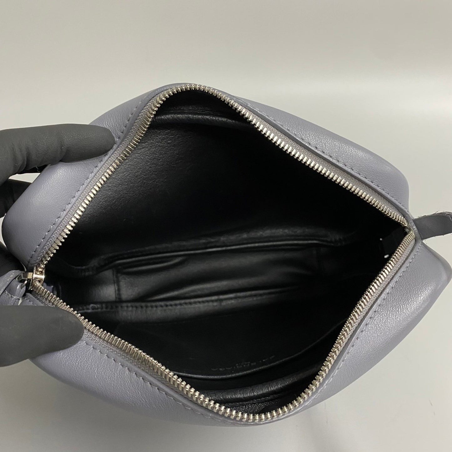 Balenciaga, Grey, Leather, shoulder