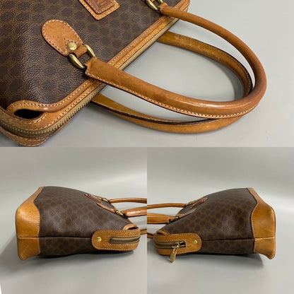 Céline Macadam, Brown, Canvas, handbag